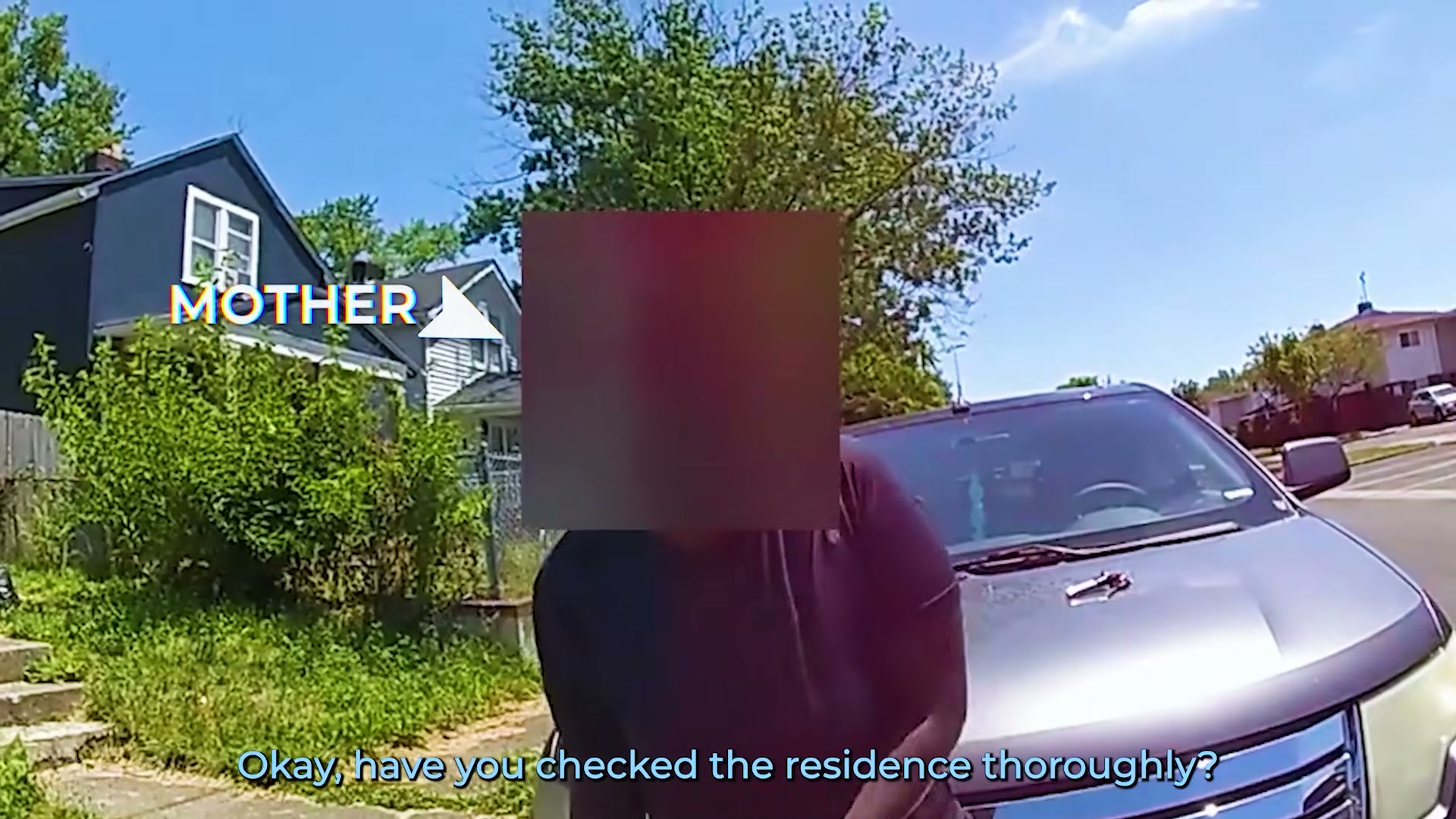 Missing child Ohio case bodycam residence check