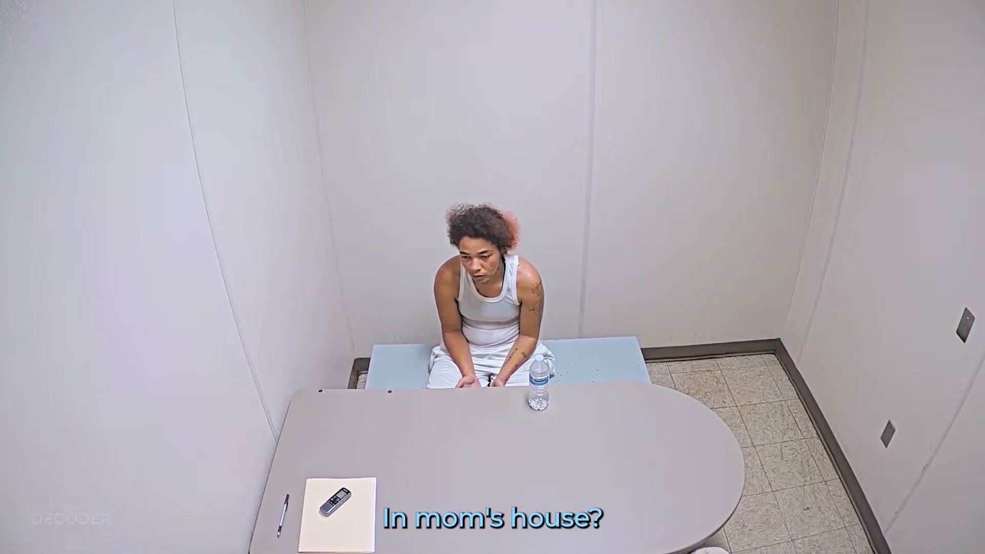 Missing child Ohio case interview room question