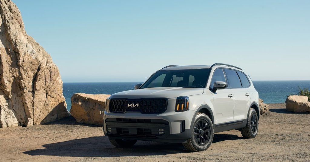 2024 Kia Telluride official Kia Media photo for NHTSA recall owner guide