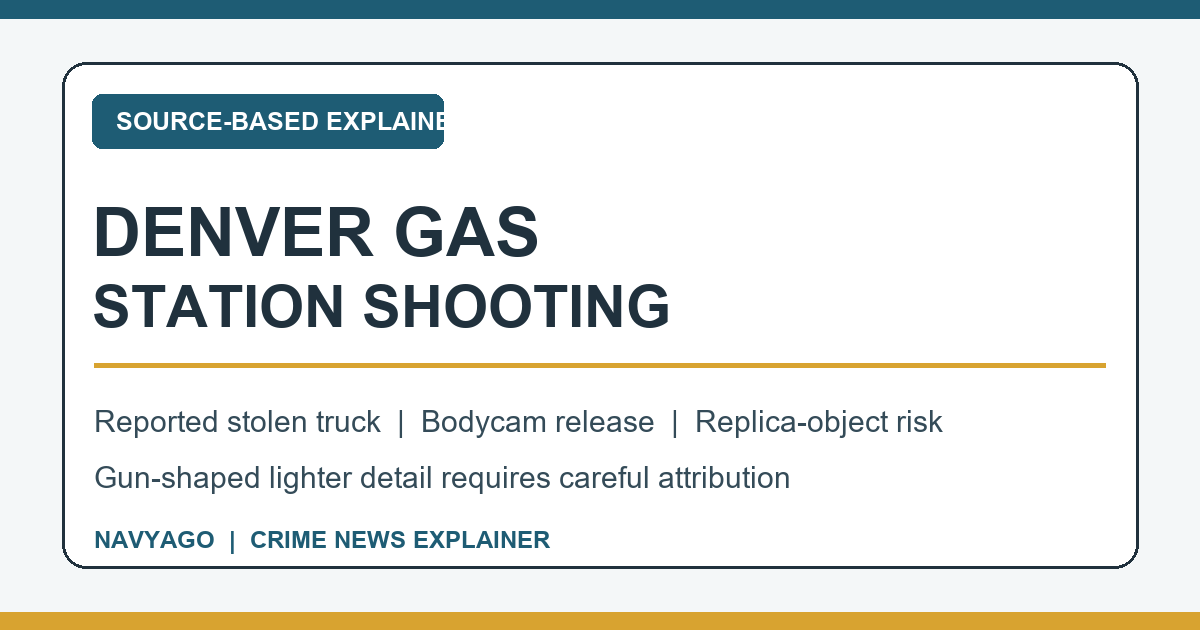 Denver gun shaped lighter shooting source-based explainer graphic