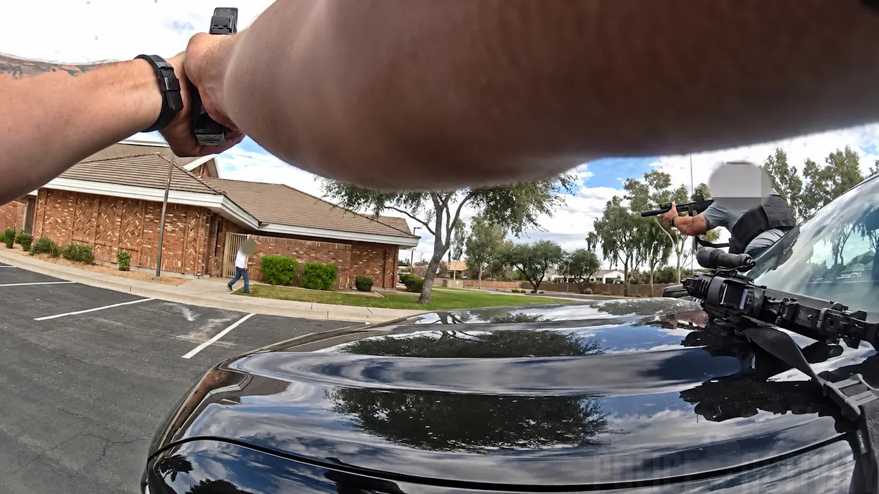 Queen Creek police shooting outside church source video overview