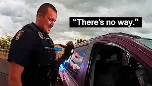 Ohio raccoon traffic stop video