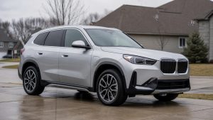 BMW plug-in hybrid parked outside — starter relay recall 2026
