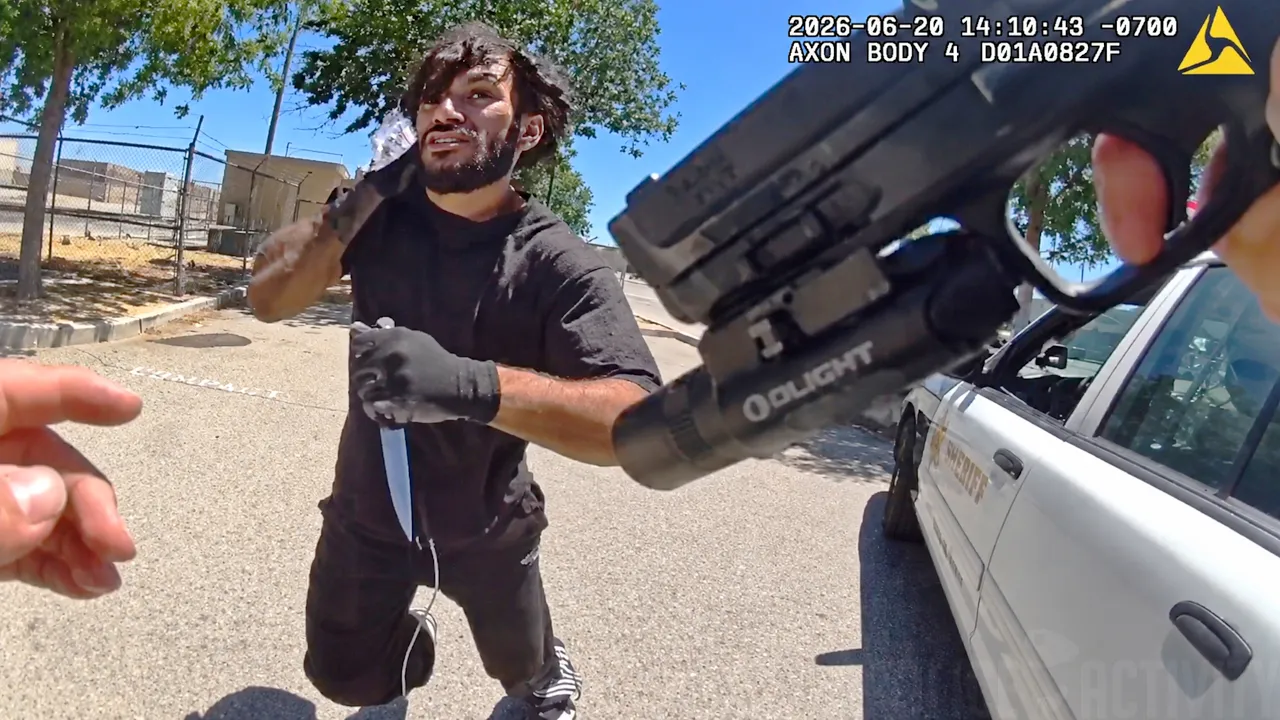 Lancaster deputy knife attack video