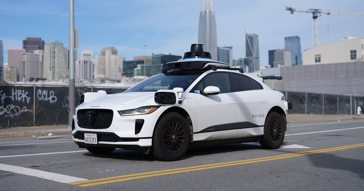 Waymo autonomous vehicle operating on public roads in San Francisco