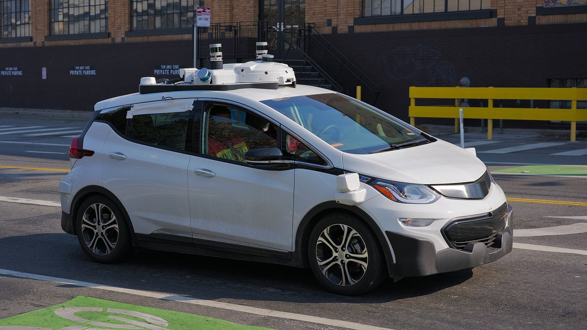 Cruise autonomous test vehicle operating on public city streets