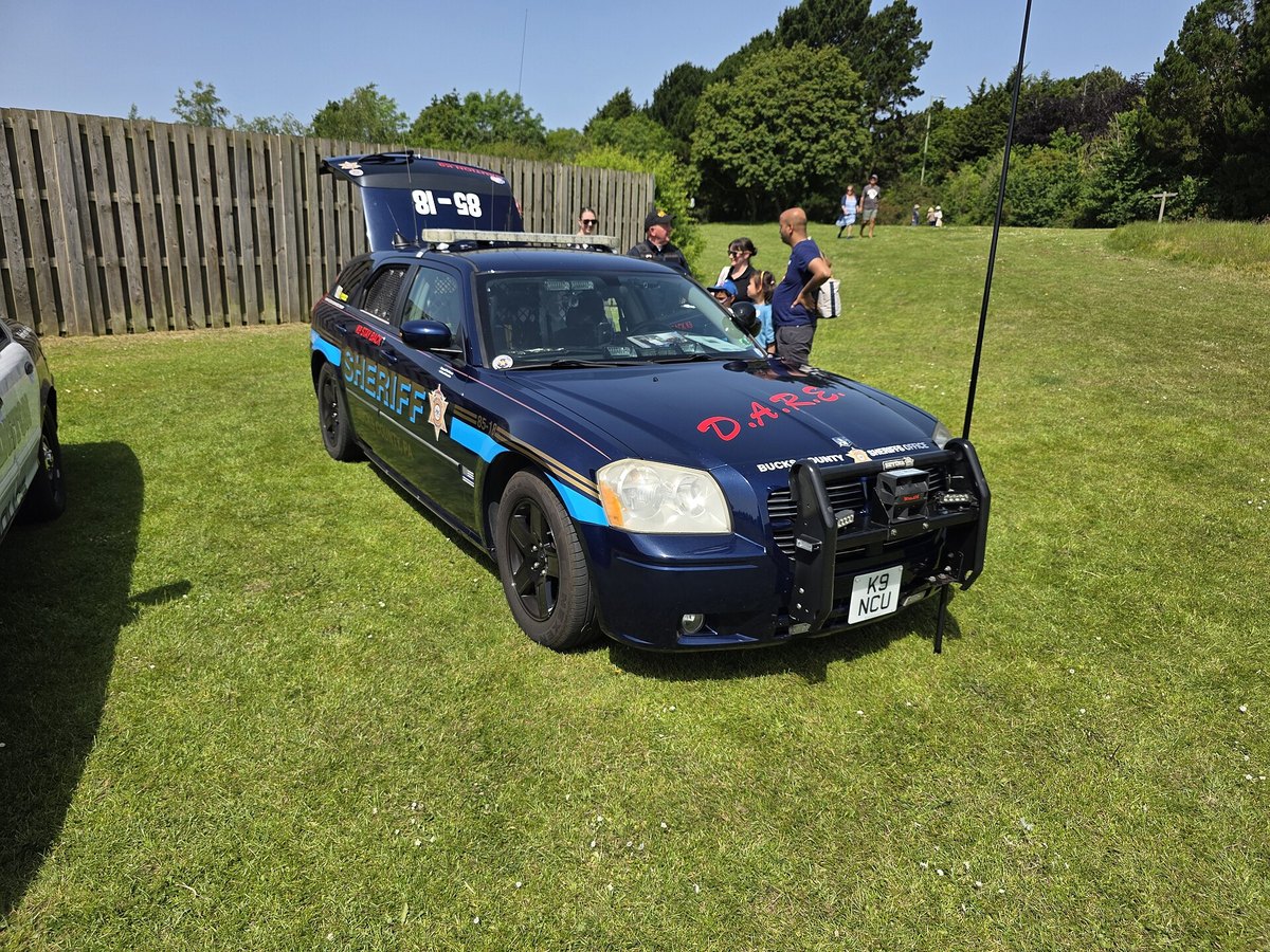 Emergency police vehicles on display illustrating first responder operations