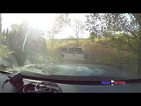 lifted Chevy pickup truck, source video frame 3