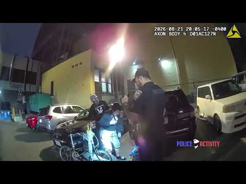 Cambridge police shooting, source video frame 1