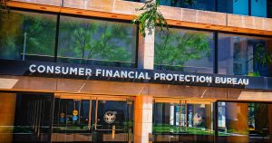 Consumer Financial Protection Bureau building in Washington DC illustrating debt validation notice checklist