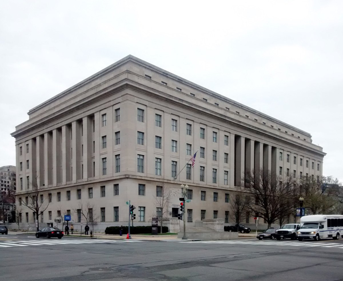 Federal Trade Commission facade and consumer protection agency offices